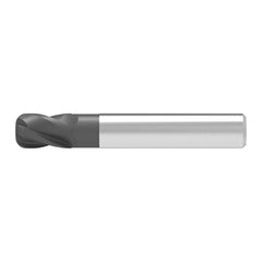 Corner Radius End Mill: 10.00 mm Dia, 14.00 mm LOC, 3.00 mm Radius, 4 Flute, Solid Carbide