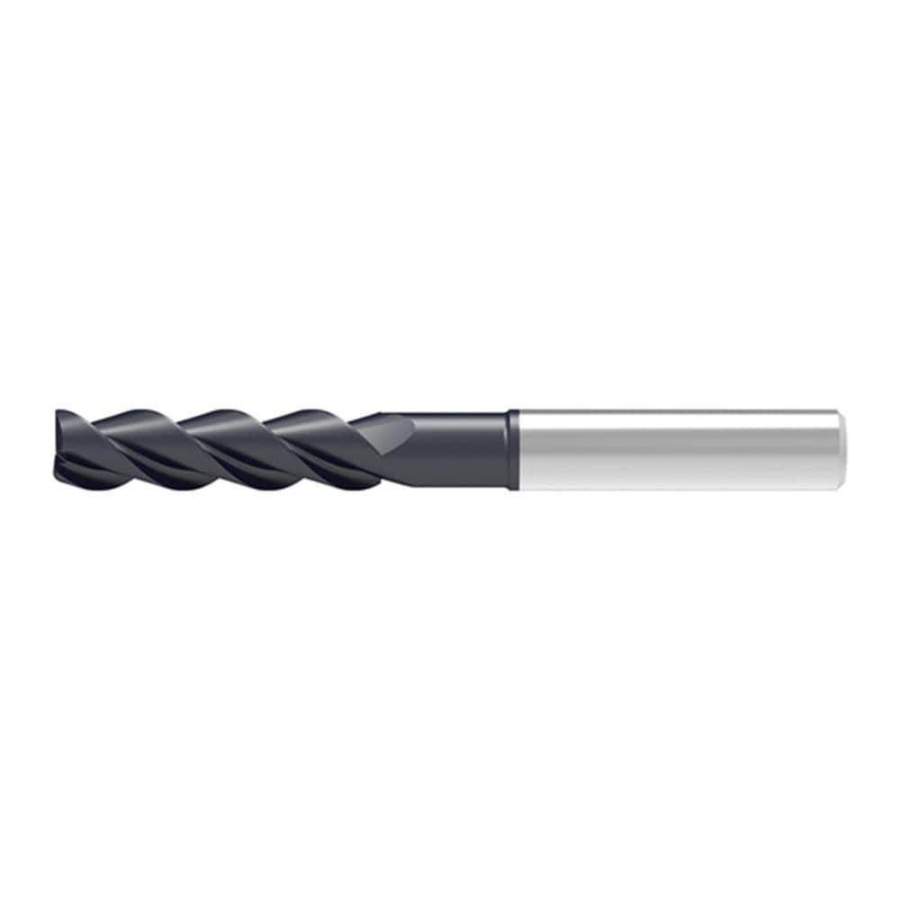 Corner Chamfer End Mill: 16.00 mm Dia, 65.00 mm LOC, 3 Flute, 0.20 mm Chamfer Width, Solid Carbide