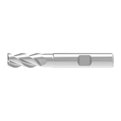 Corner Chamfer End Mill: 20.00 mm Dia, 40.00 mm LOC, 3 Flute, 0.20 mm Chamfer Width, Solid Carbide