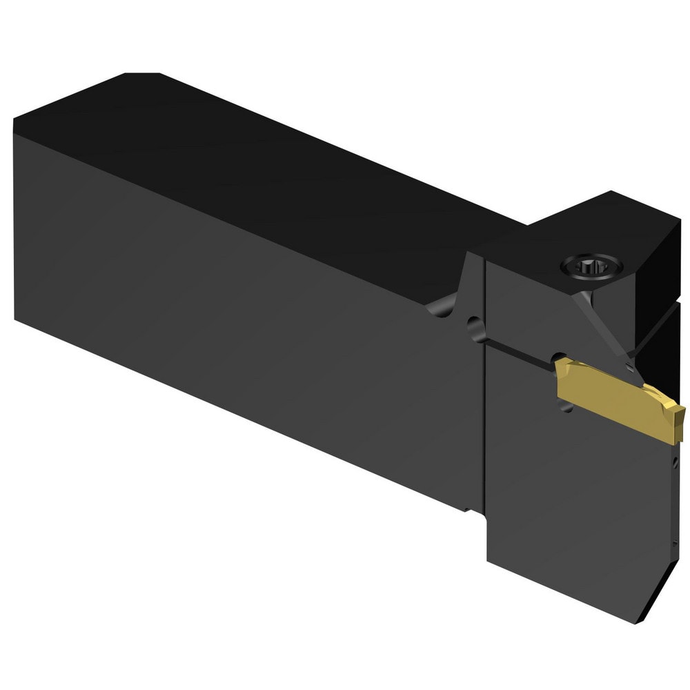 Indexable Grooving/Cut-Off Toolholders; Hand of Holder: Left Hand; Maximum Depth of Cut (Decimal Inch): 0.5906; Maximum Depth of Cut (mm): 15.00; Maximum Groove Width (Decimal Inch): 0.0788; Maximum Groove Width (mm): 2.24; Minimum Groove Width (Decimal I