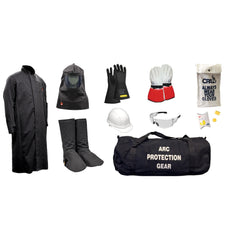 Arc Flash Clothing Kit: Size 2X-Large, Cotton, Coat, Hoods & Leggings