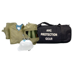 Arc Flash Clothing Kit: Size X-Large, Cotton, Jacket, Pants & Hoods