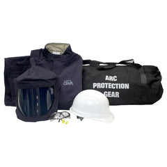 Arc Flash Clothing Kit: Size 4X-Large, Cotton, Bib Overalls, Hoods & Jacket