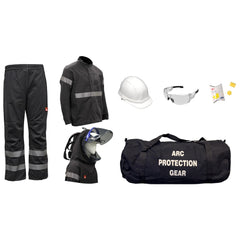 Arc Flash Clothing Kit: Size Medium, Cotton, Coat, Hoods & Leggings