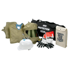 Arc Flash Clothing Kit: Size Large, Cotton, Jacket, Pants & Hoods