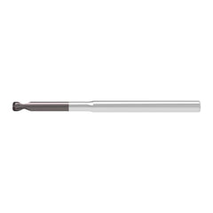 Corner Radius End Mill: 4.00 mm Dia, 4.00 mm LOC, 0.40 mm Radius, 2 Flute, Solid Carbide