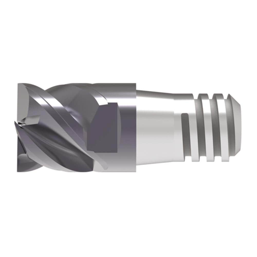 Corner Radius & Corner Chamfer End Mill Heads; Mill Diameter (mm): 10.00; Length of Cut (mm): 7.5000; Number Of Flutes: 4