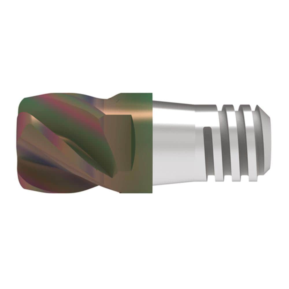 Corner Radius & Corner Chamfer End Mill Heads; Mill Diameter (mm): 10.00; Length of Cut (mm): 7.5000; Number Of Flutes: 3