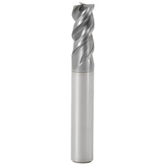 Corner Chamfer End Mill: 3/16" Dia, 3/8" LOC, 3 Flute, 0.0016" Chamfer Width, Solid Carbide