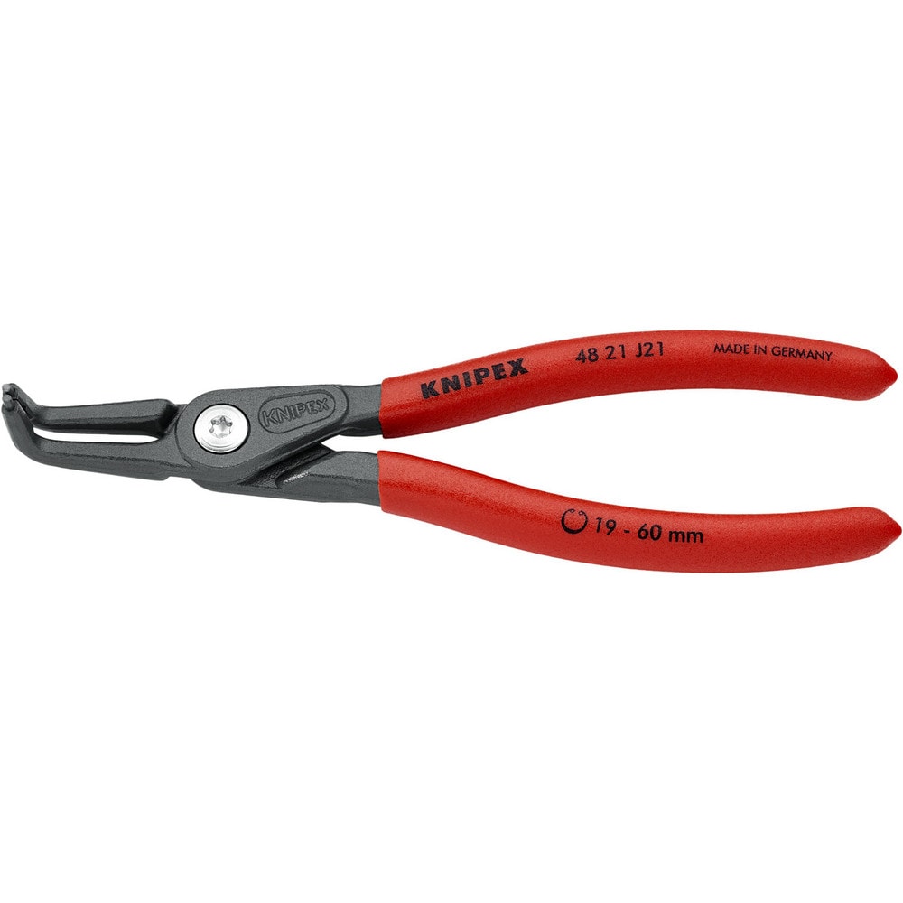 Retaining Ring Pliers; Type: Precision Internal Snap Ring Pliers; Tip Angle: 90; Ring Diameter Range (Inch): 3-11/32 to 5-1/2; Overall Length (Decimal Inch): 12.0000