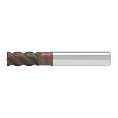 Corner Chamfer End Mill: 18.00 mm Dia, 36.00 mm LOC, 4 Flute, 0.20 mm Chamfer Width, Solid Carbide