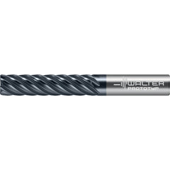 Corner Radius End Mill: 3/8" Dia, 1-1/4" LOC, 0.76 mm Radius, 7 Flute, Solid Carbide