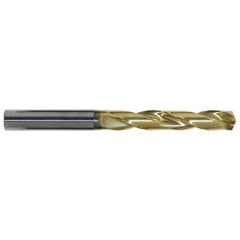 Jobber Drill: 0.2913" Dia, 140 deg Point, Solid Carbide