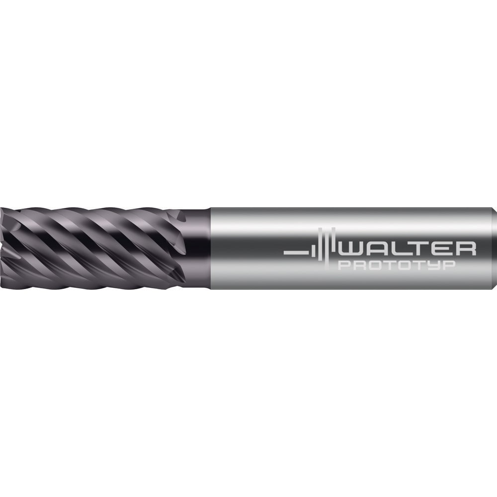 Square End Mill: 14.00 mm Dia, 38.00 mm LOC, 7 Flute, Solid Carbide