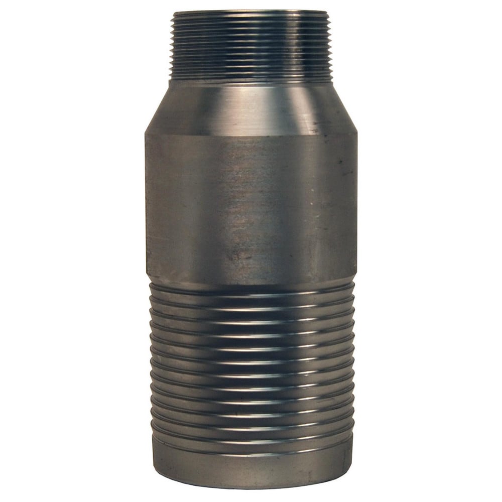 Combination Nipples For Hoses; Type: King Nipple; Material: 316 Stainless Steel; Thread Standard: Male NPT; Thread Size: 1-1/2 in; Overall Length: 4.97 in; Epa Watersense Certified: No