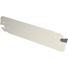 Indexable Grooving Blades; Cutting Direction: Neutral; Minimum Groove Width: 3.00; Minimum Groove Width (Decimal Inch): 0.1184; Minimum Groove Width (mm): 3.00; Blade Style: Blade Holder; Minimum Insert Width (Decimal Inch): 0.1184; Minimum Insert Width (