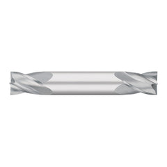 Square End Mill: 3/8" Dia, 9/16" LOC, 4 Flute, Solid Carbide