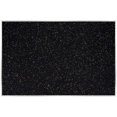 Cork Bulletin Boards; Bulletin Board Type: Recycled Rubber Tack Bulletin Board; Board Color: Tan Speckled; Board Material: Rubber; Width (Inch): 84; Height (Inch): 48; Frame Material: Aluminum; Frame Color: Silver