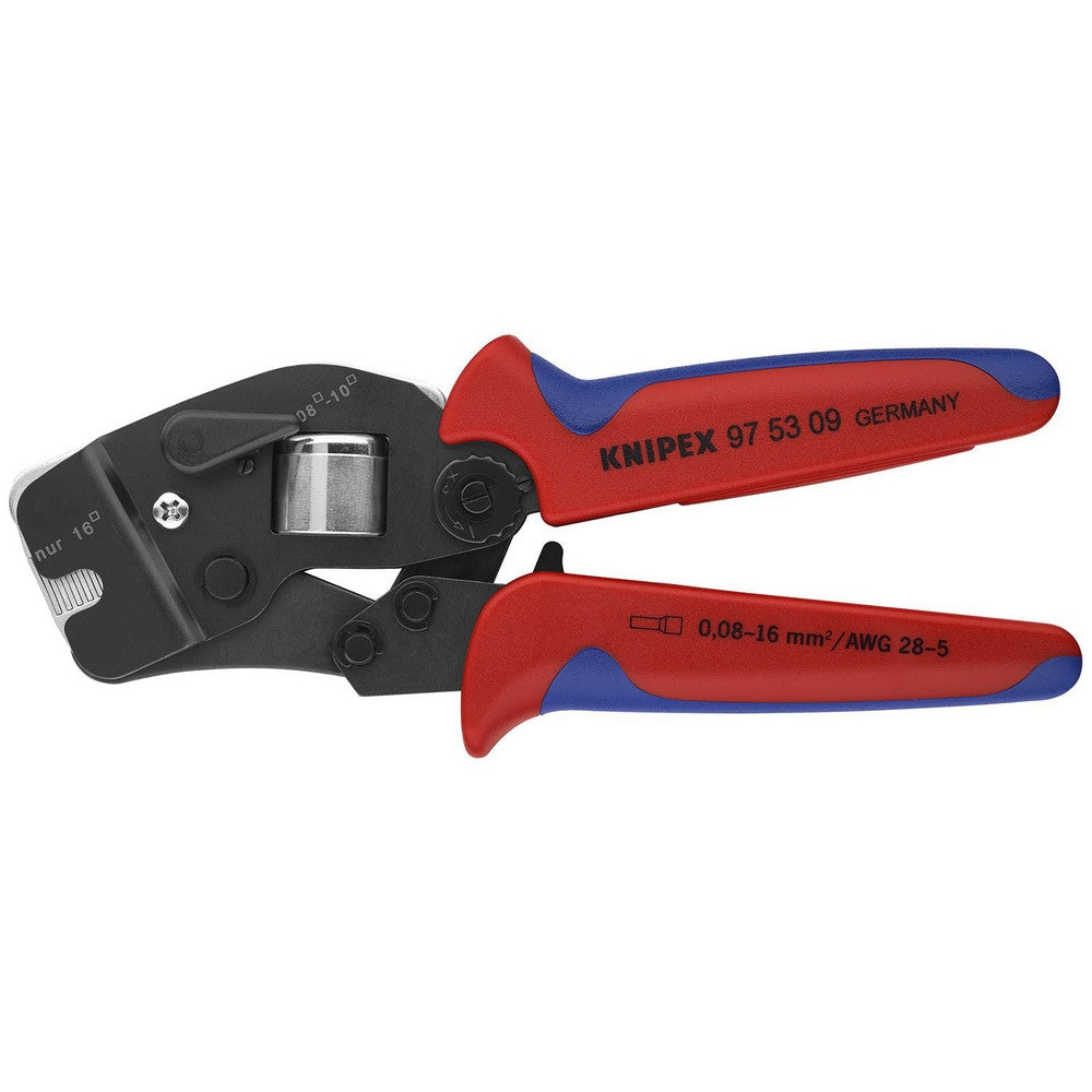 Crimpers; Handle Style: Comfort Grip; Crimper Type: Crimping Pliers; Maximum Wire Gauge: 28; Handle Material: Comfort Grip