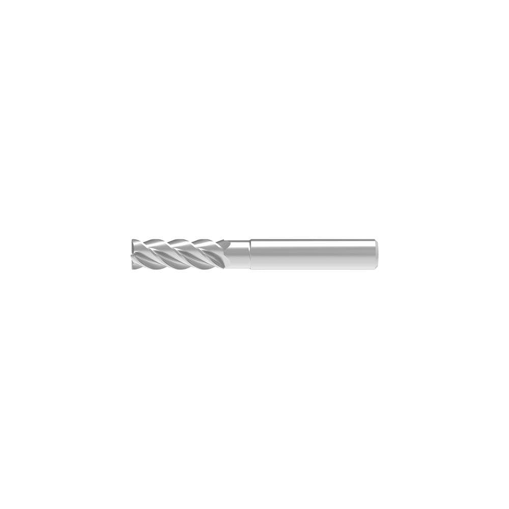 Corner Chamfer End Mill: 6.00 mm Dia, 18.00 mm LOC, 4 Flute, 0.20 mm Chamfer Width, Solid Carbide