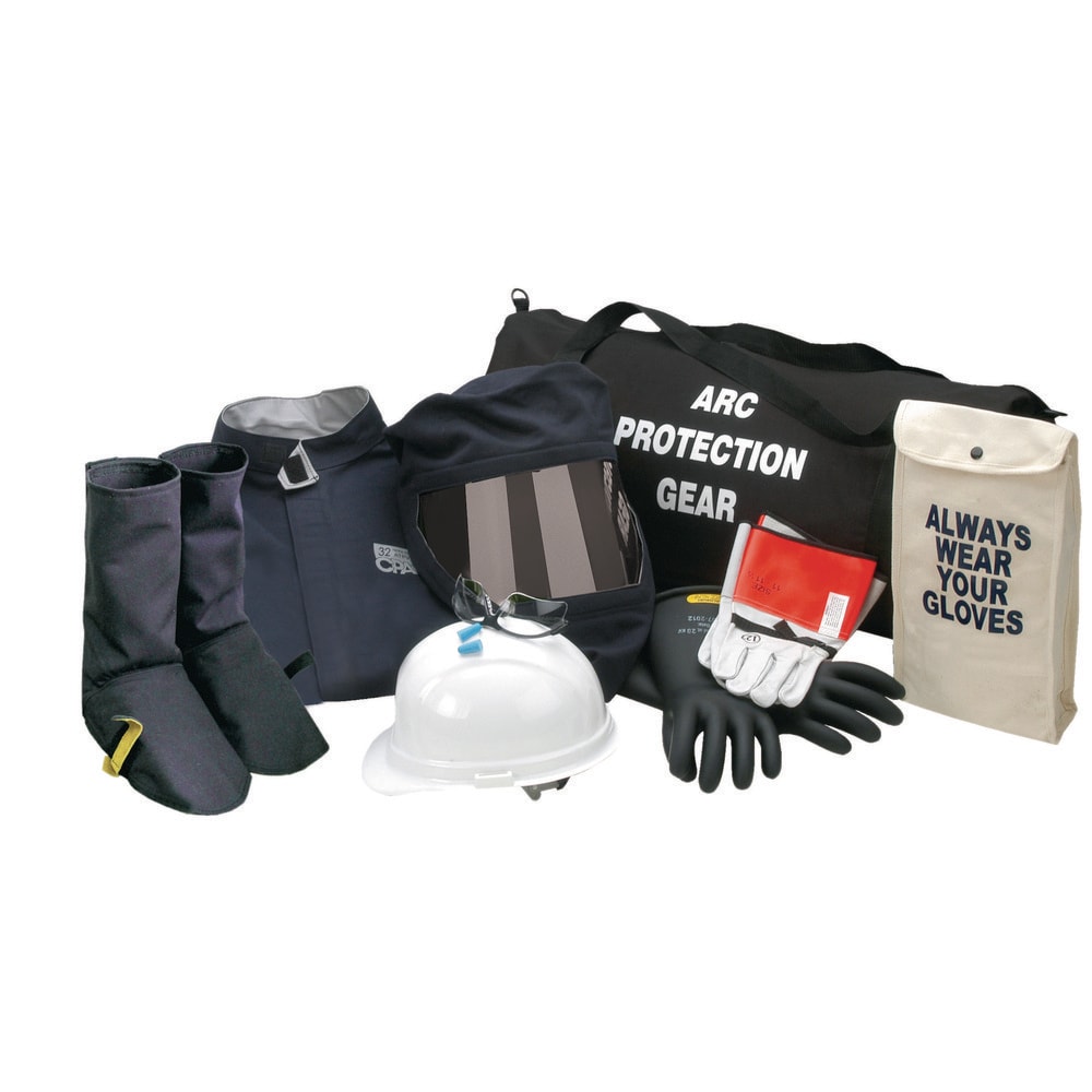 Arc Flash Clothing Kit: Size 3X-Large, Cotton, Coat, Hoods & Leggings