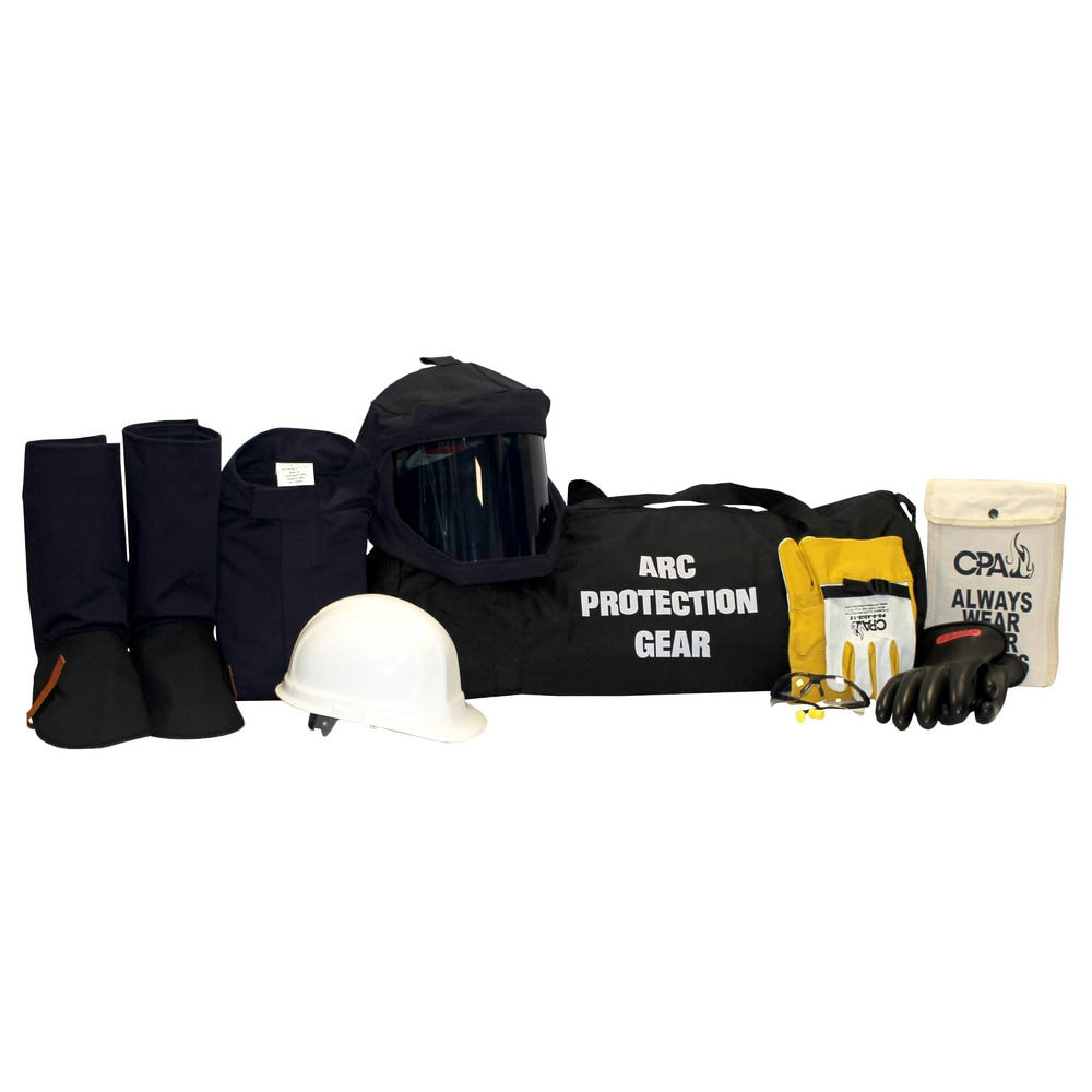 Arc Flash Clothing Kit: Size Medium, Cotton, Coat, Hoods & Leggings