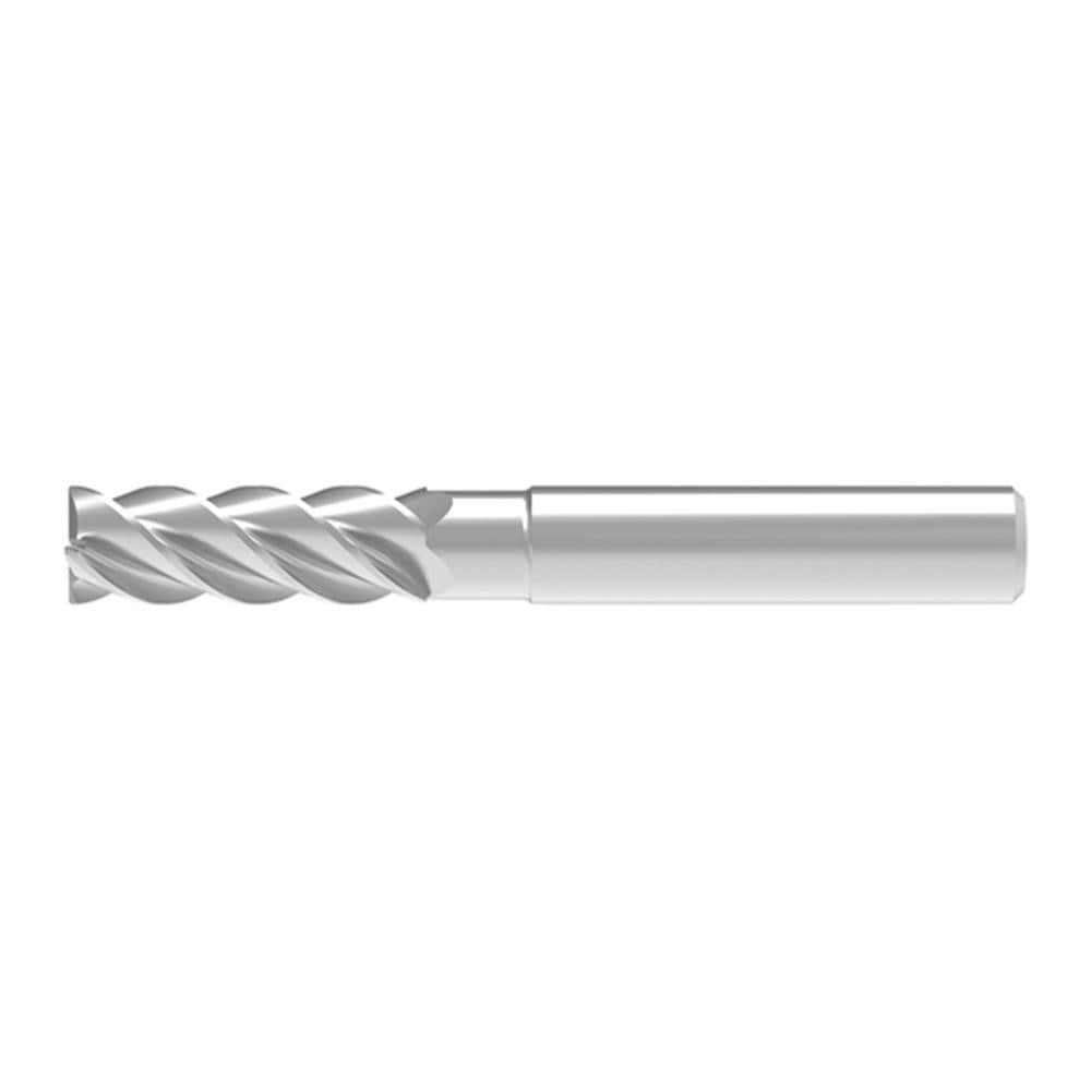 Corner Chamfer End Mill: 6.50 mm Dia, 21.00 mm LOC, 4 Flute, 0.20 mm Chamfer Width, Solid Carbide