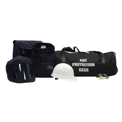 Arc Flash Clothing Kit: Size X-Large, Cotton, Bib Overalls, Hoods & Jacket