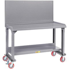 Mobile Work Benches; Bench Type: Mobile Workbench; Edge Type: Square; Depth (Inch): 30; Leg Style: Adjustable Height; Load Capacity (Lb.