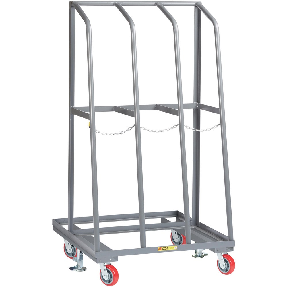 Storage Racks; Rack Type: Mobile; Overall Width (Inch): 36; Overall Height (Inch): 69; Overall Depth (Inch): 36; Material: Steel; Color: Gray; Finish: Powder Coated; Number Of Bays: 3