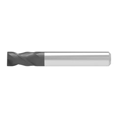 Corner Chamfer End Mill: 6.00 mm Dia, 10.00 mm LOC, 2 Flute, 0.12 mm Chamfer Width, Solid Carbide