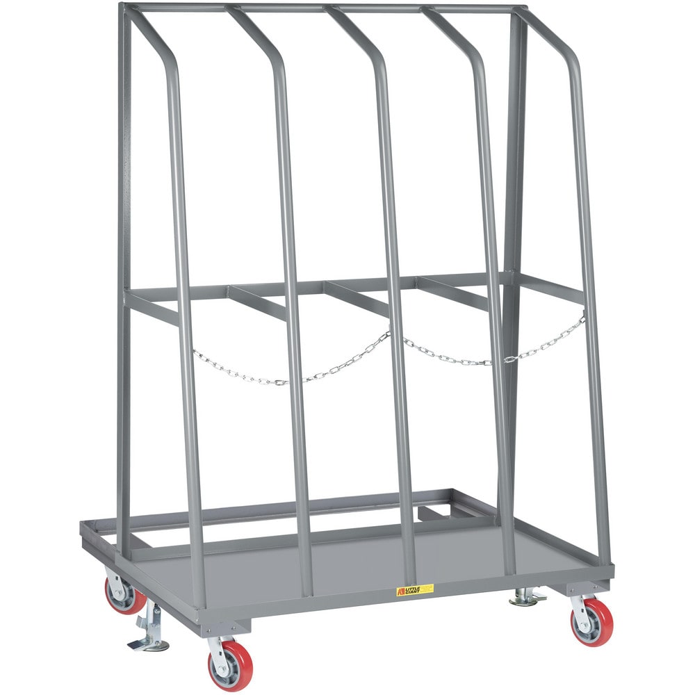 Storage Racks; Rack Type: Mobile; Overall Width (Inch): 48; Overall Height (Inch): 69; Overall Depth (Inch): 36; Material: Steel; Color: Gray; Finish: Powder Coated; Number Of Bays: 4