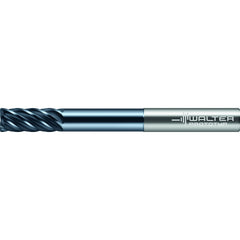 Corner Radius End Mill: 1" Dia, 1-3/4" LOC, 0.0600" Radius, 6 Flute, Solid Carbide