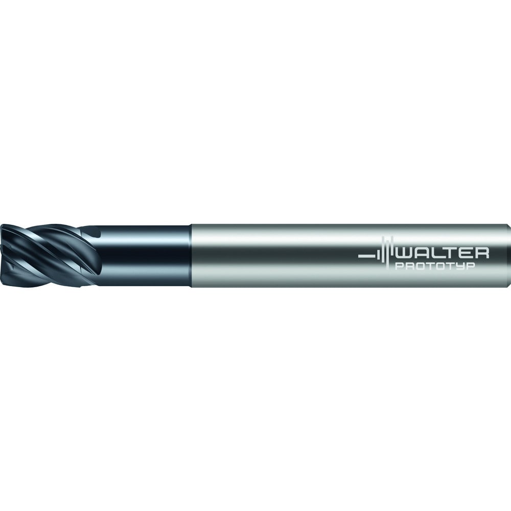 Corner Radius End Mill: 5/8" Dia, 3/4" LOC, 0.0300" Radius, 5 Flute, Solid Carbide