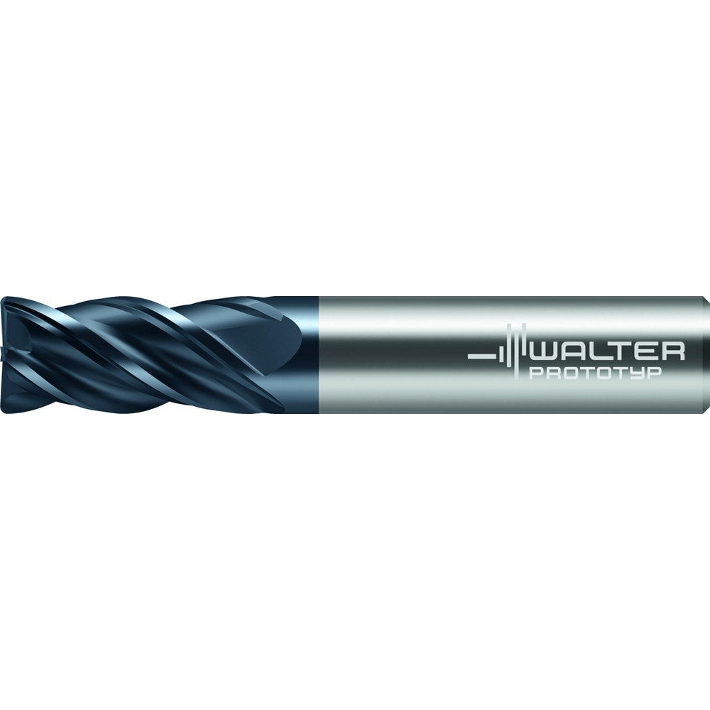 Corner Radius End Mill: 3/8" Dia, 1-1/4" LOC, 0.0300" Radius, 4 Flute, Solid Carbide