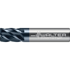 Corner Radius End Mill: 3/4" Dia, 2-3/4" LOC, 0.1200" Radius, 5 Flute, Solid Carbide