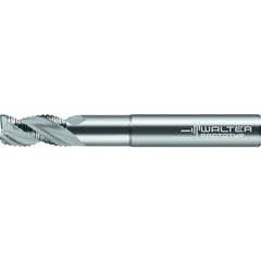 Corner Radius End Mill: 1" Dia, 1-1/2" LOC, 0.0300" Radius, 3 Flute, Solid Carbide