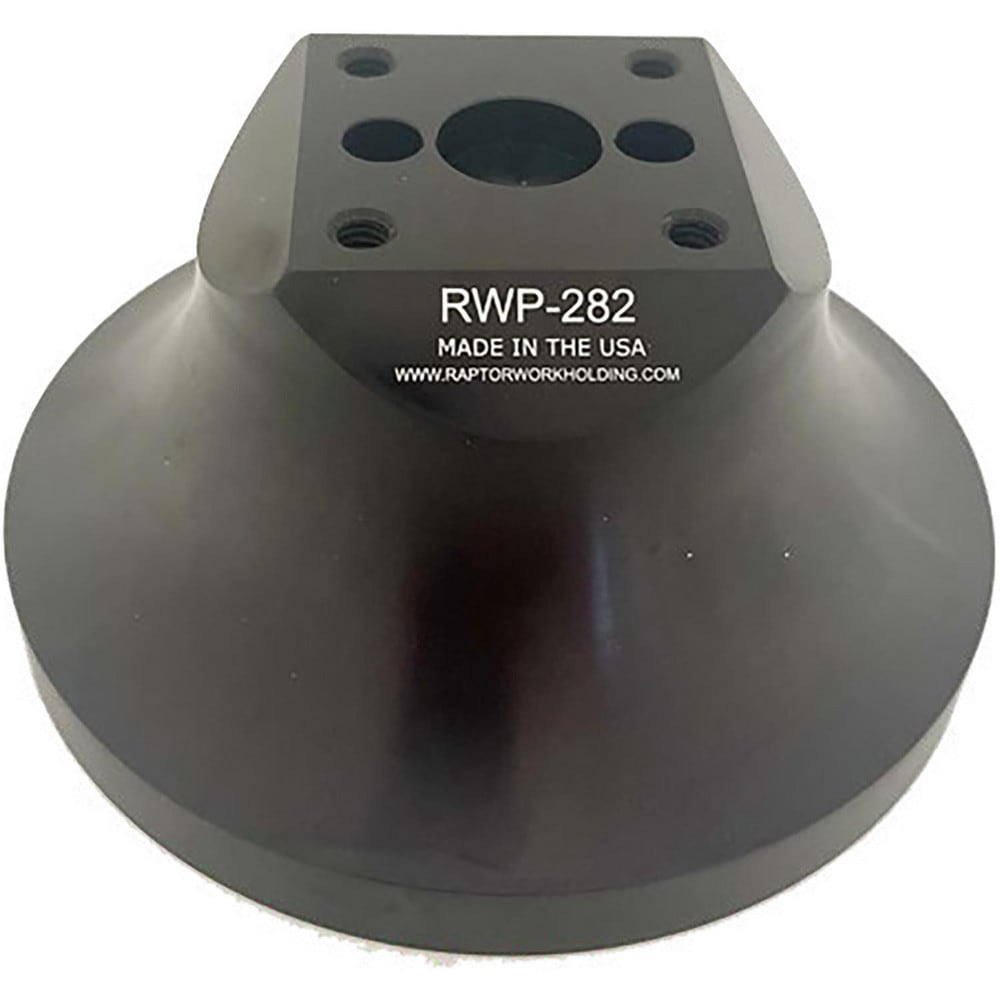 Zero-Point Riser;  accepts RWP-0;24, RWP-024SS & RWP-032SS; mounts on all Piranha Zero-Point plates;  5.25" dia. X 2.50" tall