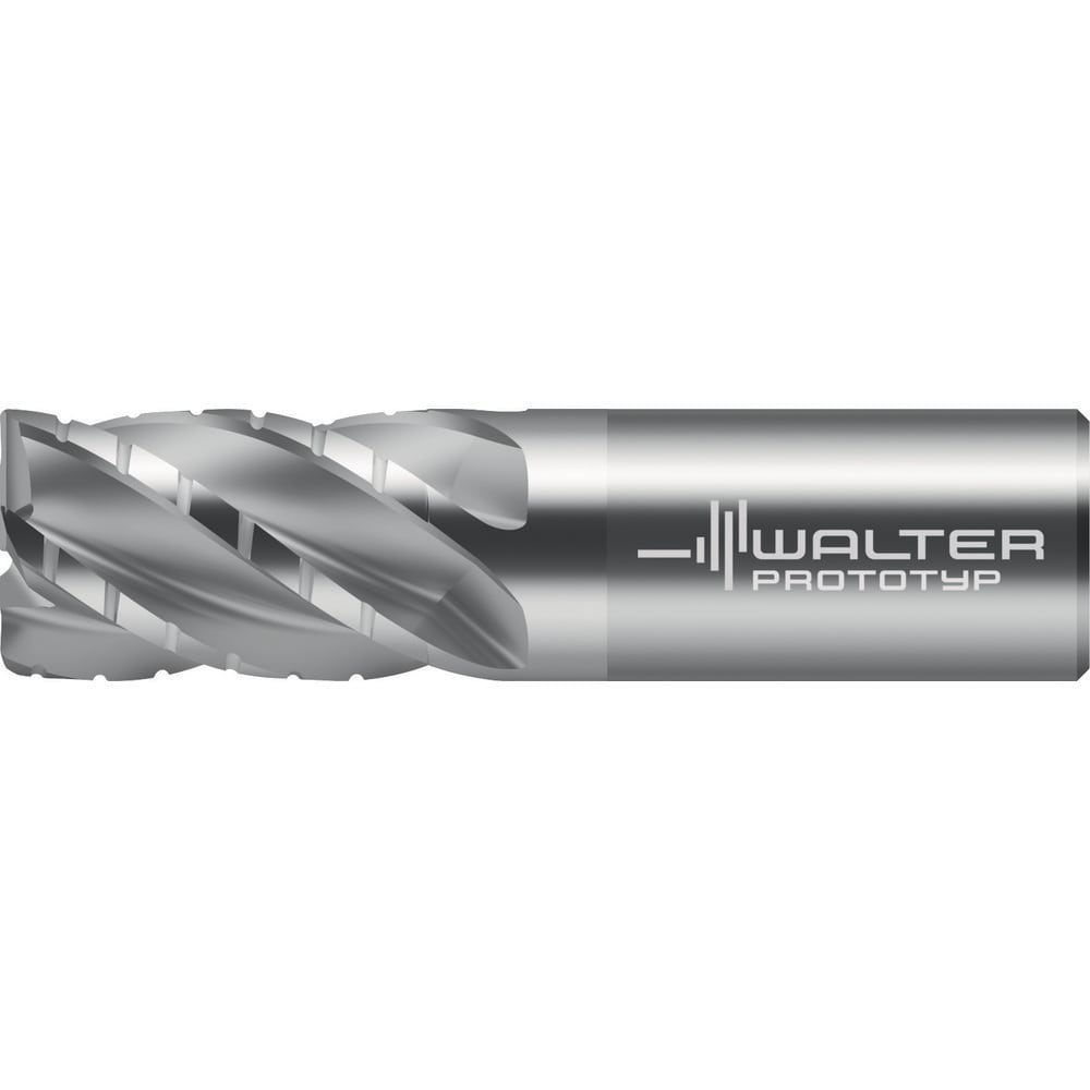 Corner Radius End Mill: 1" Dia, 1-1/2" LOC, 0.0325" Radius, 5 Flute, Solid Carbide