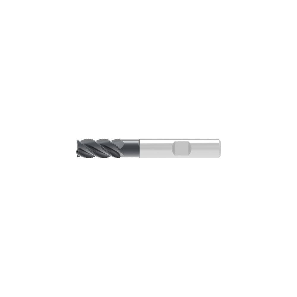 Corner Chamfer End Mill: 14.00 mm Dia, 26.00 mm LOC, 4 Flute, 0.28 mm Chamfer Width, Solid Carbide