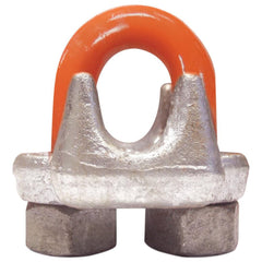 Wire Rope Hardware & Accessories; Accessory Type: Clip; For Use With: Wire Rope; For Rope Diameter: 3/16; Thread Size: 1/4-20; Finish: Galvanized