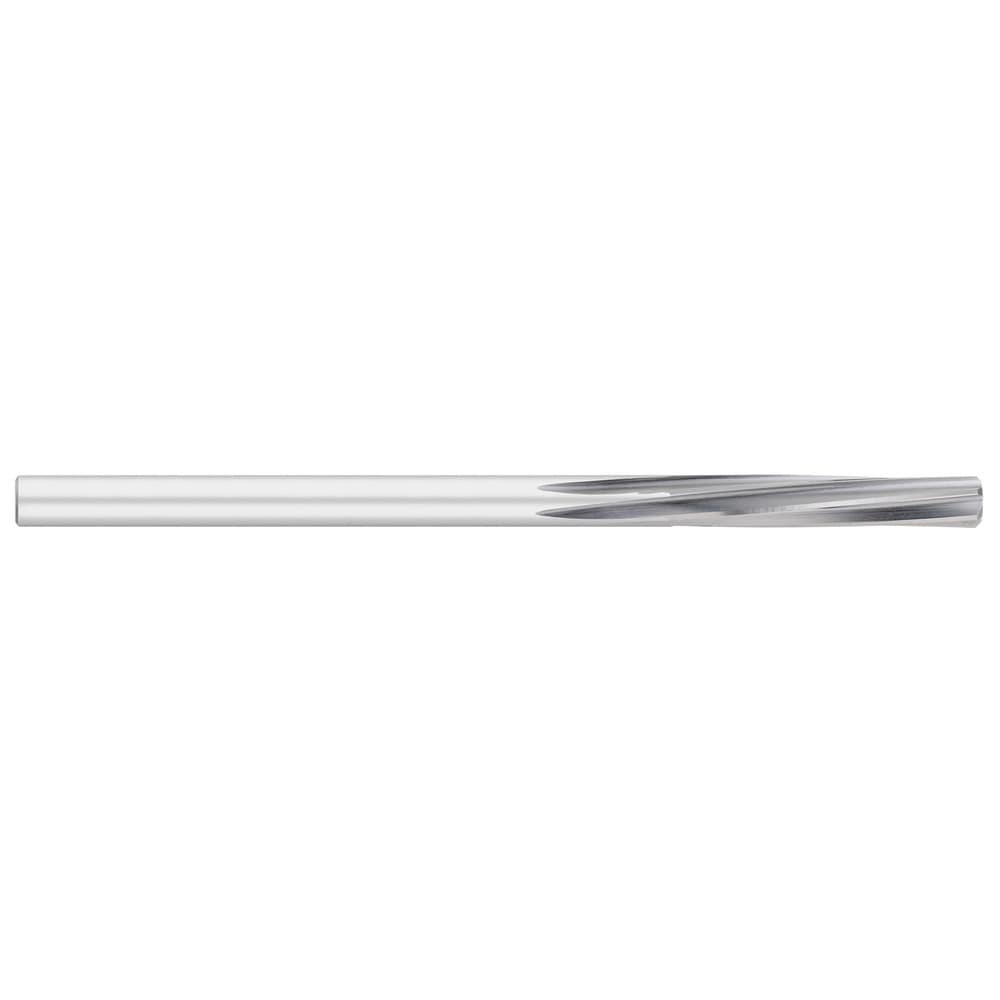 Chucking Reamer: 0.3150" Dia, 6" OAL, 1-1/2" Flute Length, Straight-Cylindrical Shank, HSS