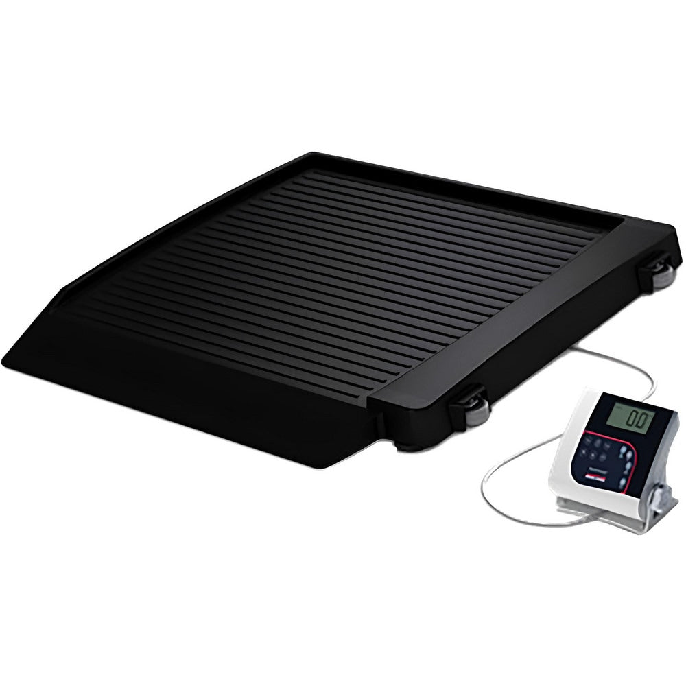 Personal & Medical Digital & Beam Scales; Scale Type: Wheelchair Scale; Display Type: 5-Digit LCD; Capacity (Lb.): 1000; Capacity (Kg): 450; Graduation: .2; Overall Height (Inch): 45