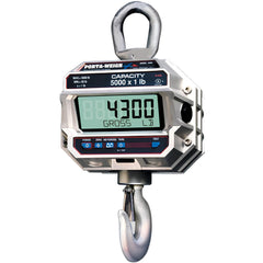 Crane Scales & Hanging Scales; Type: Crane Scale; Capacity (Lb.): 10000.00; Capacity (kg): 5000.0000; Display Type: 6-Digit LCD; Graduation: 5