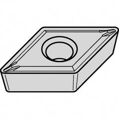 Turning Insert: DCMT32505LF KCU10B, Carbide