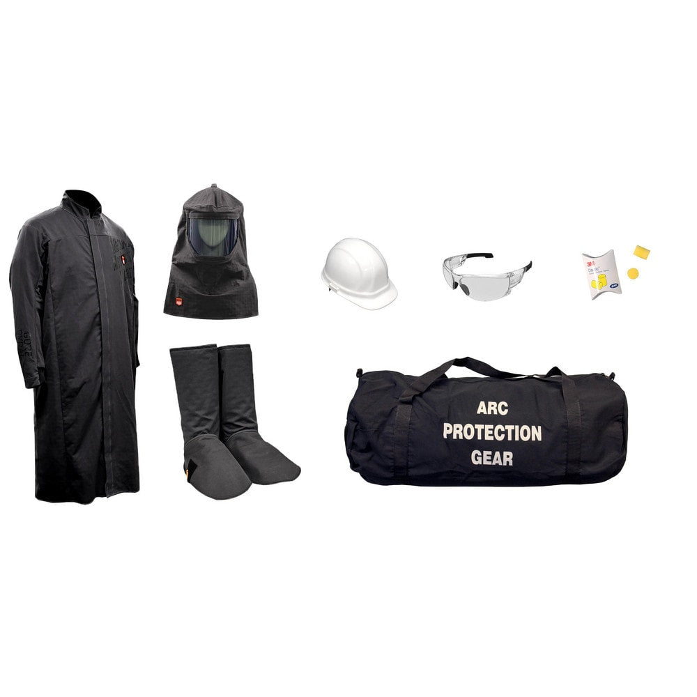 Arc Flash Clothing Kit: Size 4X-Large, Cotton, Coat, Hoods & Leggings