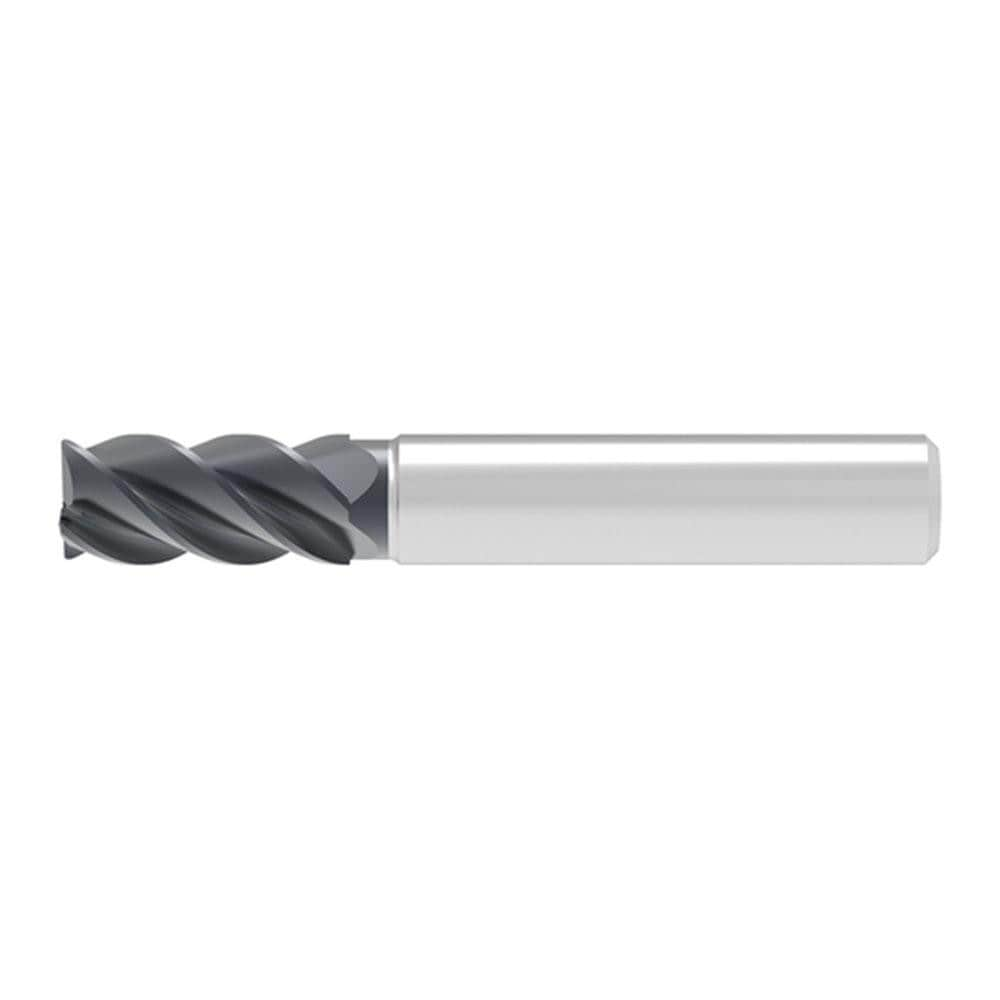 Corner Chamfer End Mill: 5.50 mm Dia, 9.00 mm LOC, 4 Flute, 0.07 mm Chamfer Width, Solid Carbide