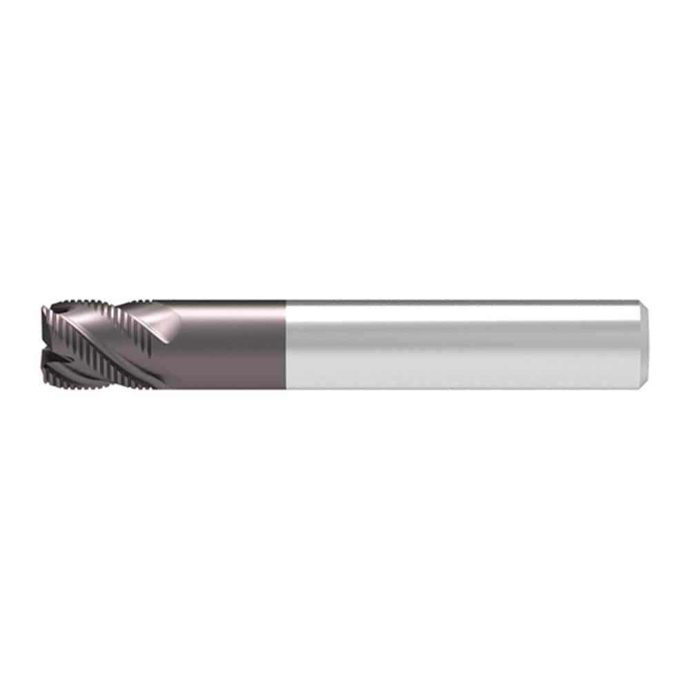 Corner Chamfer End Mill: 14.00 mm Dia, 16.00 mm LOC, 4 Flute, 0.25 mm Chamfer Width, Solid Carbide