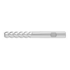 Corner Chamfer End Mill: 20.00 mm Dia, 80.00 mm LOC, 4 Flute, 0.20 mm Chamfer Width, Solid Carbide