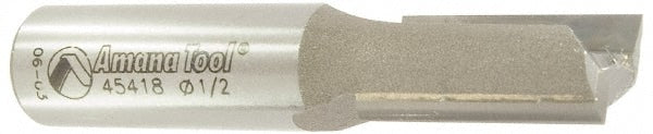 1/2" Diam, 1-1/2" LOC, 2 Flute Straight Router Bit